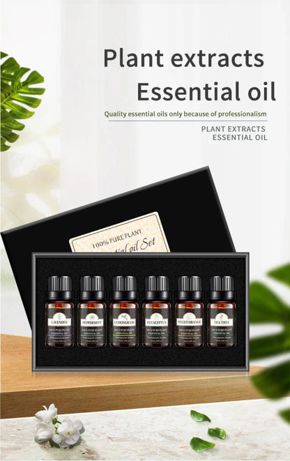 High Quality 100% Pure 10ml Lavender Oil Aromatherapy Essential Oils For Diffuser Relaxation Calming Lavender Rose Lemon Oil