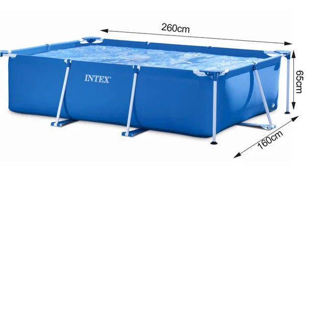 220cm 450cm  full set metal frame steel rectangular square swimming Pool Pipe Rack Pond Large Bracket above ground filter summer