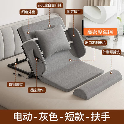 Elderly Electric Adjustable Bed - Home Hospital Use, 5-Position Lift Recliner, Remote Control, Back Massage, USB Charging