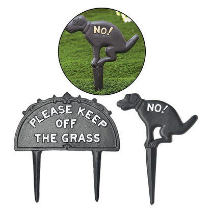 Yard Signs, No Pooping Dog Signs for Yard, Pick Up Your Dog Poop Signs, Dog Poop Sign, No Poop Dog Signs for Yard Garden