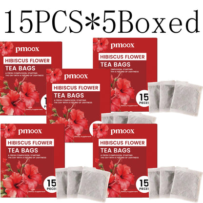 Hibiscus Herbal Refreshing Tea Gentle Care Help Tone and Firm the Body Enhance Body Contours Daily Long-Lasting Care Tea Lazy