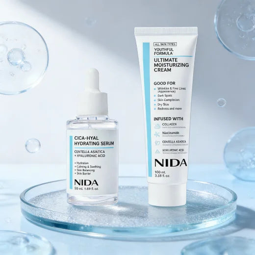 NIDA Deep Moisturizing Repair Cream Natural Plant Extract Activate Skin Absorbable Daily Care Long Last Nourish Skin Repair