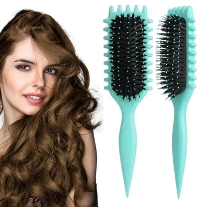 Curly Hair Styling Brush – Tangle-Free Comb for Shaping Men’s & Women’s Curls