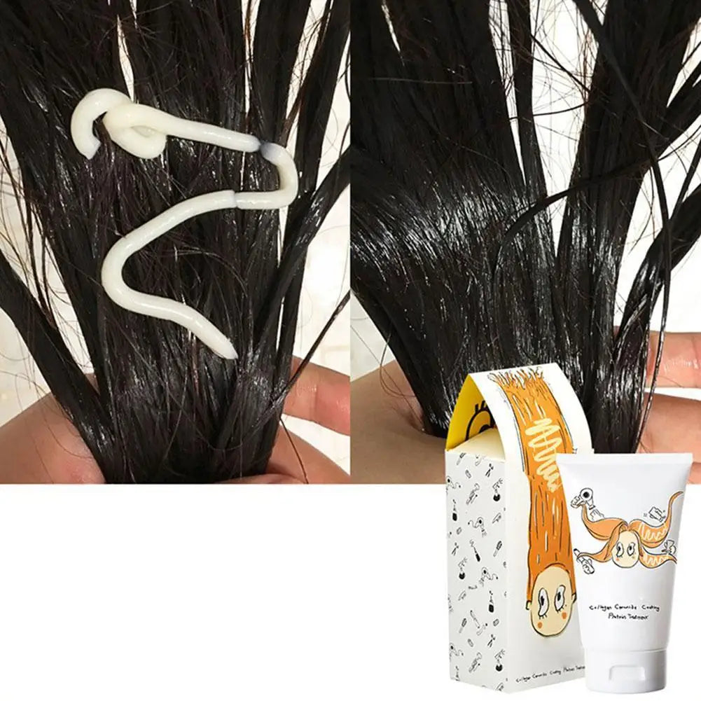 Korean Cer-100 Hair Treatment Care Mask Protein Coating Collagen Keratin Repair Damaged Prevent Hair Breakage Improve Frizz