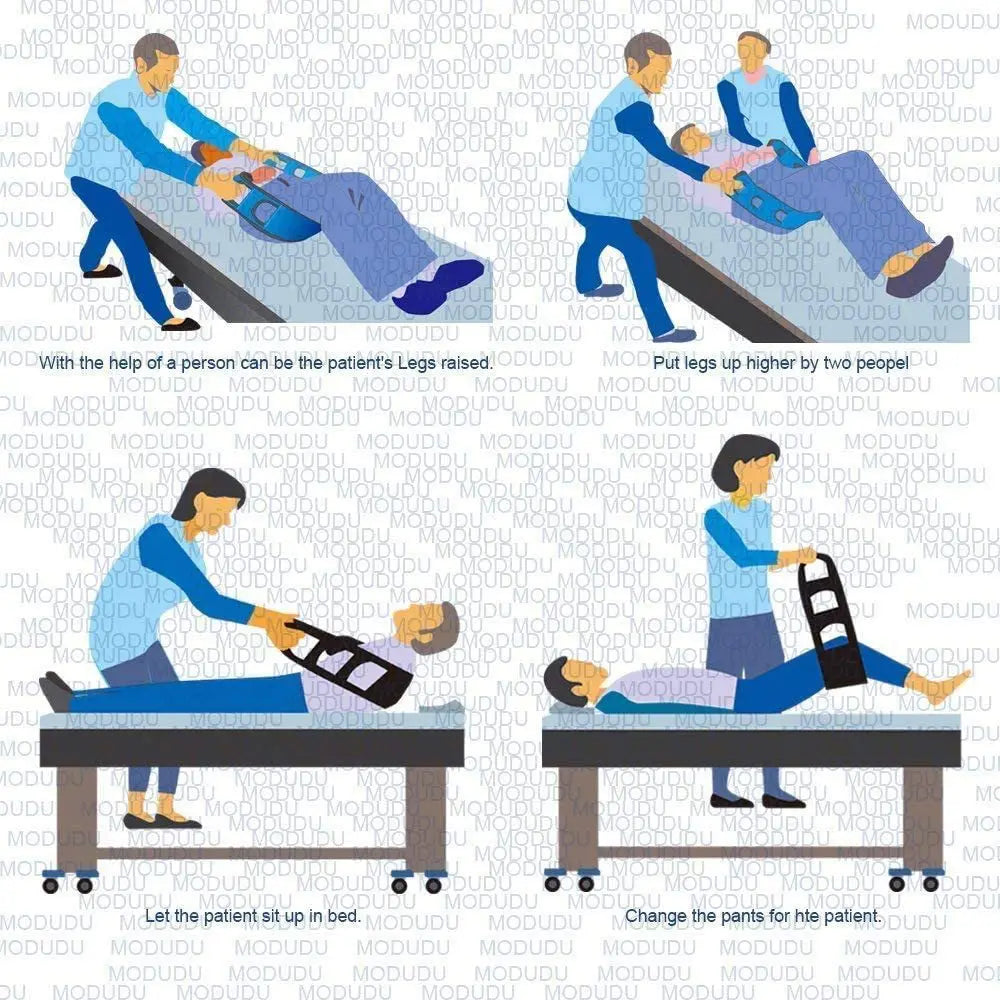 2026 Patient Transfer Belt Non-slip Lift Assist Strap Elderly Care Shift Belt Back Support Belt