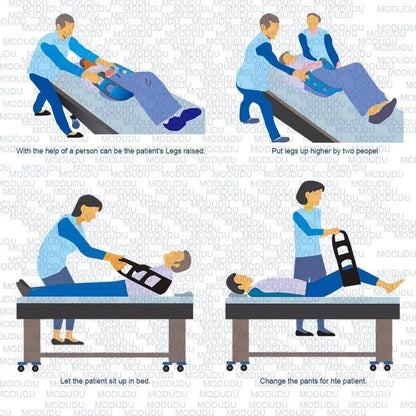 2026 Patient Transfer Belt Non-slip Lift Assist Strap Elderly Care Shift Belt Back Support Belt