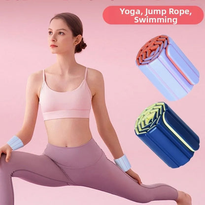 1Pair Wearable Wrist Weight Bracelet Magnet Adjustable Weight-bearing Fitness Equipment 500g Each Silicone Weighted Wrist Strap