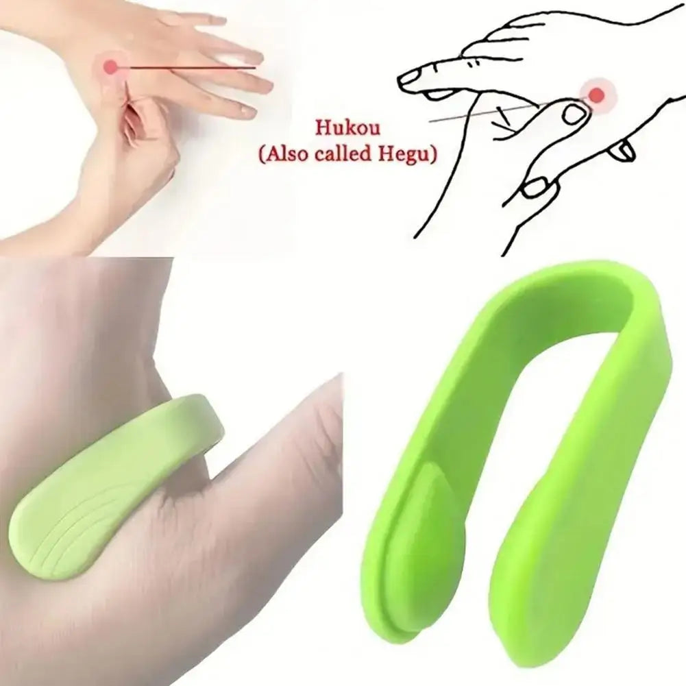 2Pcs Migraine Acupressure Clip Migraine Relief Hand Pressure Point Clip Headache Tension Relief Pain Relief Massage Clip