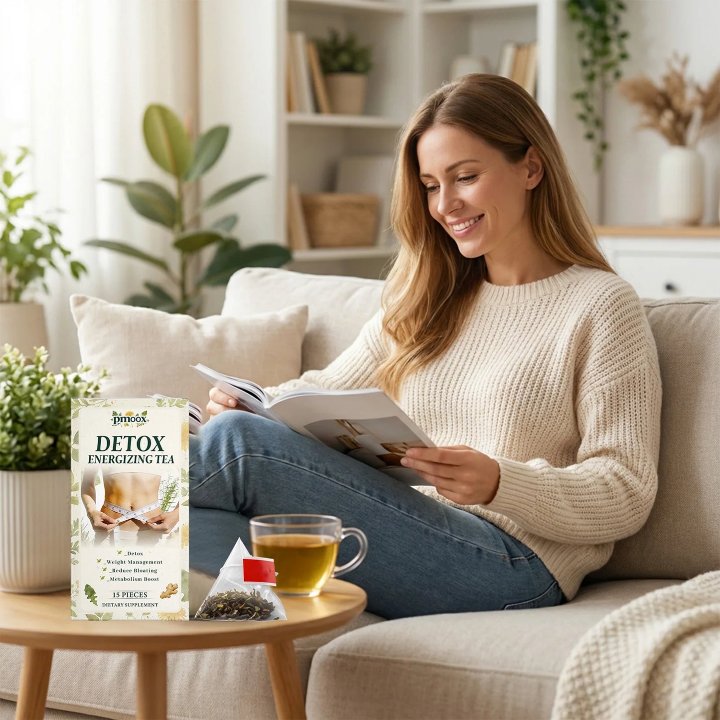 Herbal Tea  Comfort Gentle Plant Based Formula Portable Individual Bags Office Workers Sedentary Lifestyle Light Body Balance