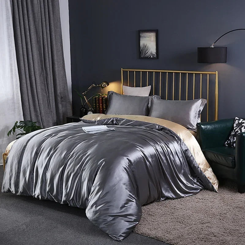 Luxury Solid Color Bedding Set