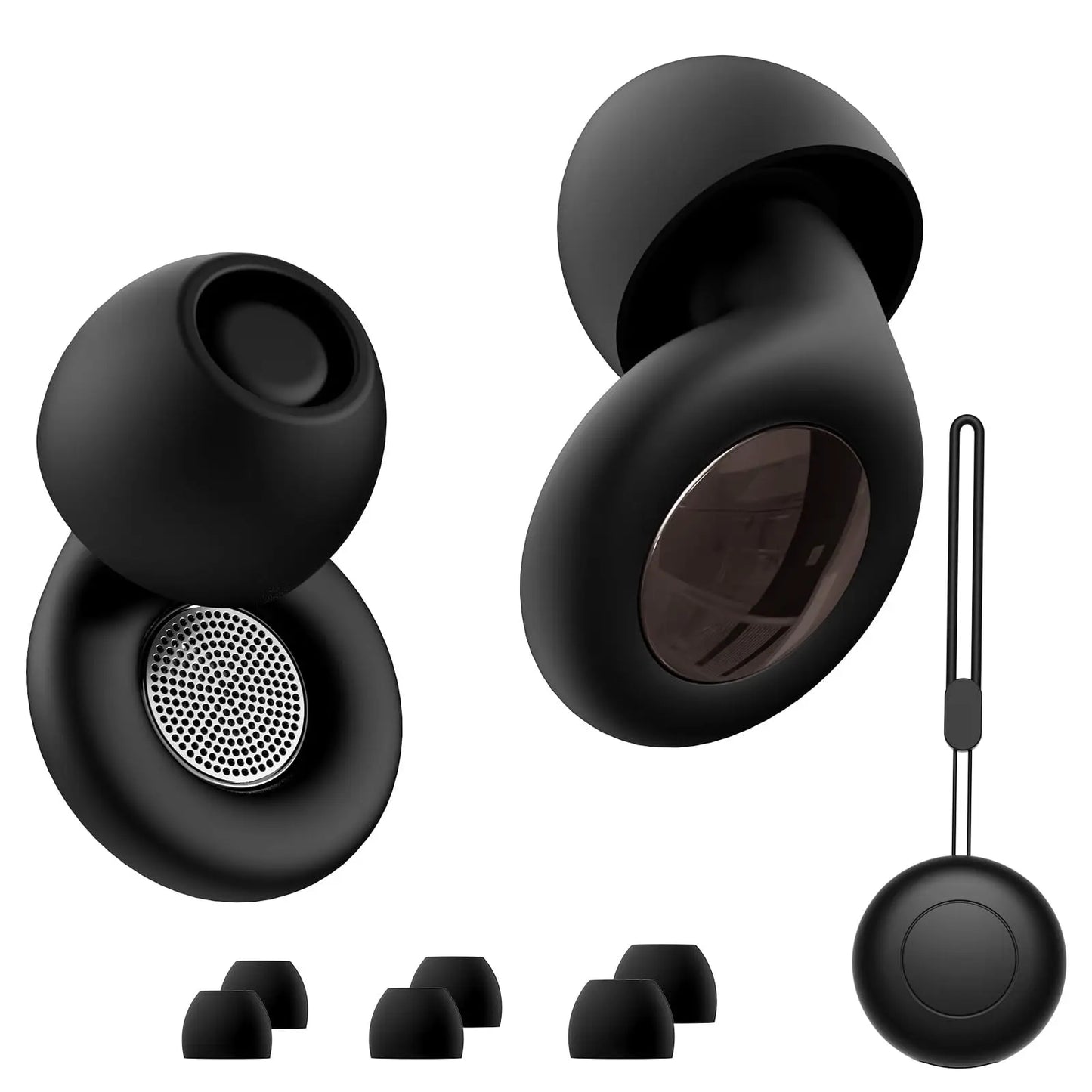 Eayburst Ear Plugs for Sleeping Noise Cancelling Silicone EarPlugs for Concerts Traveling Studying Focus Reusable Ear Protection