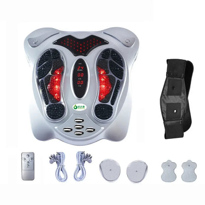 Foot Massager Electric Vibrator  Leg Exerciser With Remote Control Health Care Body Massage Bio Shaker Heating Therapy Machine