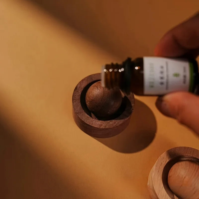 Wooden Aromatherapy Diffuser，Rotary Design，Suitable for cars and bedrooms，An excellent gift choice——Home Fragrance