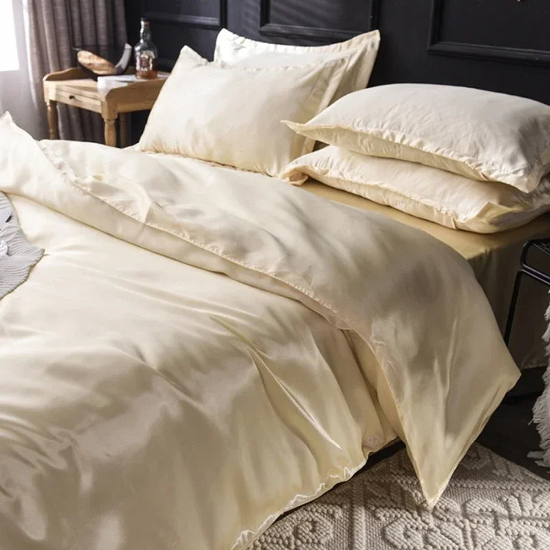 Luxury Solid Color Bedding Set