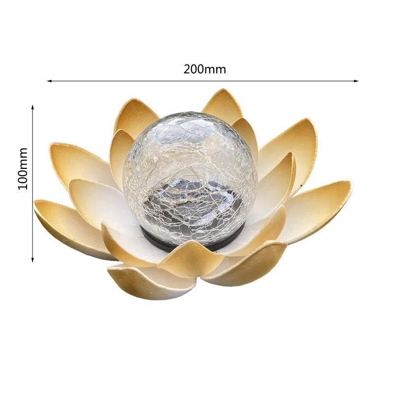 Solar Garden Lights Outdoor Waterproof LED Lotus Sunlight Yard Patio Lawn Path Driveway Decor Landscape Lights Garden Decoration