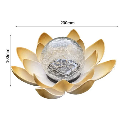 Solar Garden Lights Outdoor Waterproof LED Lotus Sunlight Yard Patio Lawn Path Driveway Decor Landscape Lights Garden Decoration