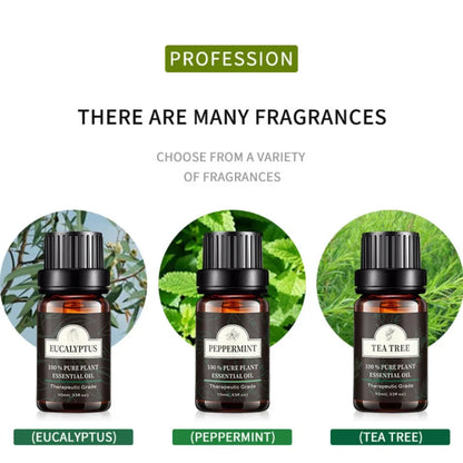 High Quality 100% Pure 10ml Lavender Oil Aromatherapy Essential Oils For Diffuser Relaxation Calming Lavender Rose Lemon Oil