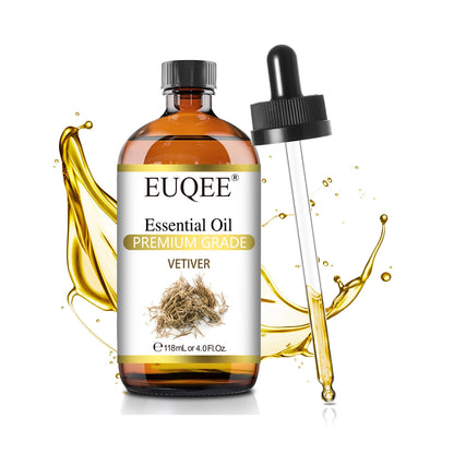 EUQEE 118ml (4 fl. oz) Pure Essential Oil-Sweet Orange Bergamot Cinnamon Lavender Tea tree Premium Aromatherapy Oil for Diffuser