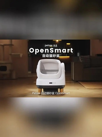 Wholesale Pet Supplies - Petree OpenSmart Self-Cleaning Cat Litter Box With Odor Control, Automatic Litter Cleaning