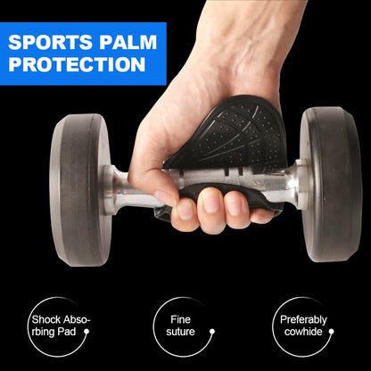 1 Pair Weightlifting Gloves Bench Press Umbbell Grip Kettlebell Rubber Mitten Gloves Gym Fitness Protecting Palm Hand Grip