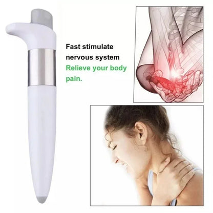 Electronic Pulse Analgesia Pen Pain Relief Acupuncture Point Health Pulse Massage Pen Neck Shoulder Massager Relax Health Care