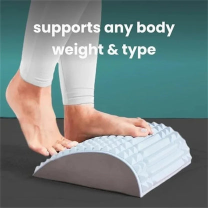 Neck Lumbar Relief Device Back Stretcher Pillow Waist Massage Support Posture Corrector Sciatica Herniated Disc Pain Relief