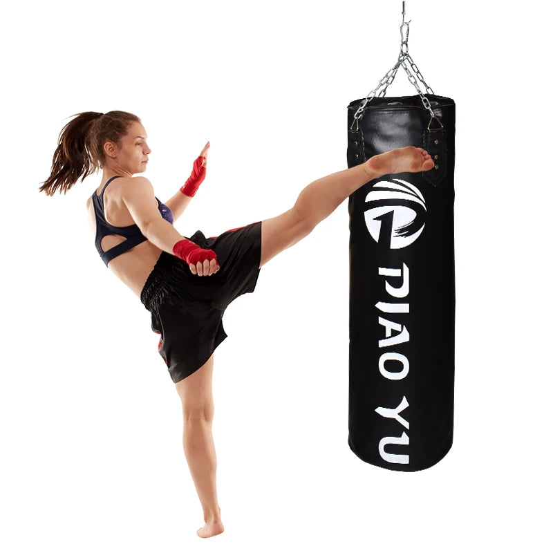 PU Hanging Sandbag Adult Boxing Training Equipment Professional Muay Thai, Kickboxing Training Sandbag Non-filling Sandbags