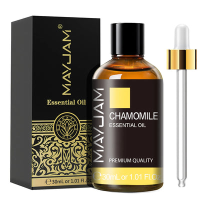 MAYJAM 1PCS 30ML Aromatherapy Essential Oil Lavender Vanilla Jasmine Eucalyptus Peppermint Aroma Oil for Diffuser Candle Soap