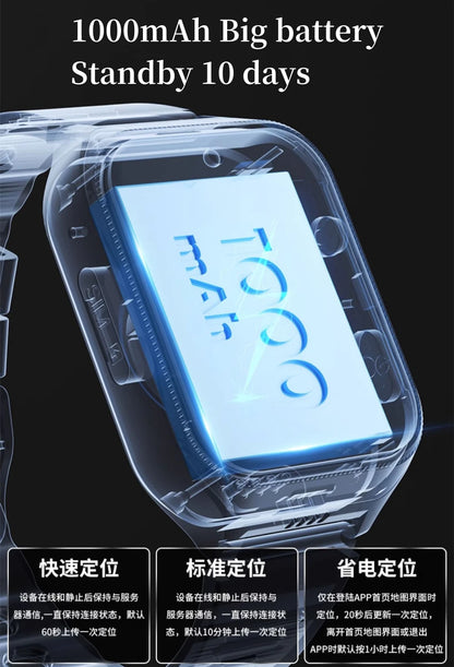 Smart Watch For Old People Elderly Smart Watch For Seniors Health Fall Detection Watch 4G Sim Card SOS Emergency Calls GPS GK8