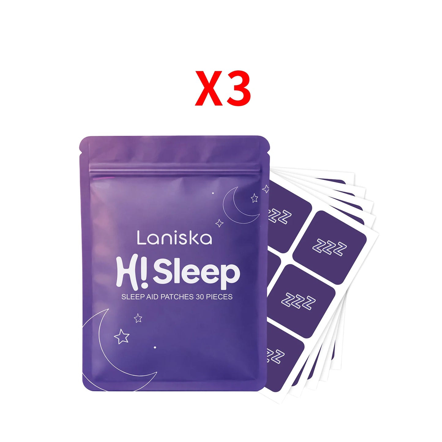 30 Pieces Sleep Aid Patch Improve Sleep Quality Relieve Insomnia Strips for Men and Women Long-Lasting Comfort Better Sleep Care