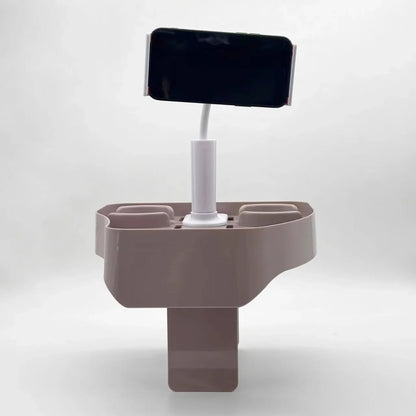 3-in-1 Adjustable Hot Tub Tray Table Pool Cup Holder Phone Holder Attachable for Spa Wall Bathtub for Drinks Beverages Outdoor