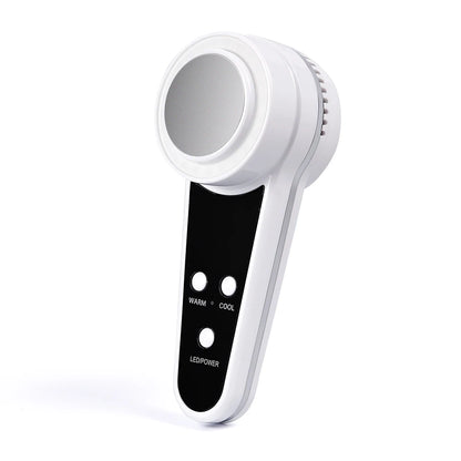 3 Colors LED Photon Therapy Hot Cold Hammer Cryotherapy Calm skin Warm Ice Heating Facial Machine Skin Lifting Tighten Device