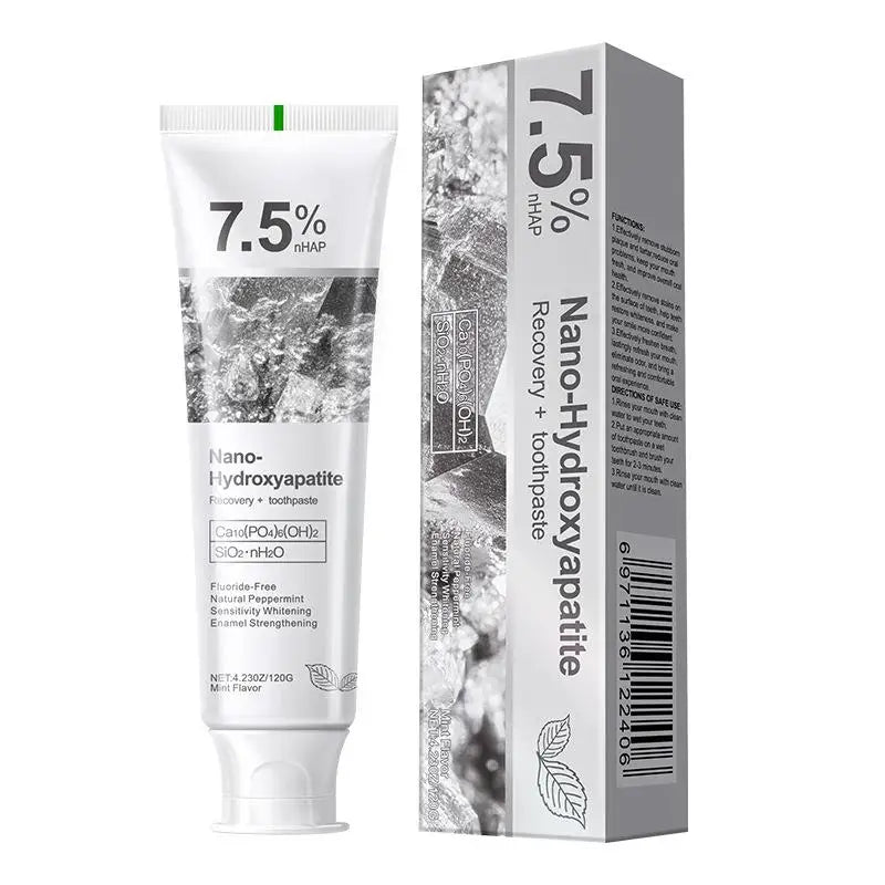Toothpaste 7.5% Nano-hydroxyapatite Toothpaste New Oral Cleaning Toothpaste Refreshing Breath Removing Tooth Stains Adult Use