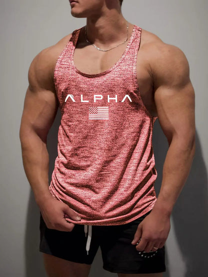 New Fitness Vest Summer Fitness Training Inner Shorts Running Vest Basketball Quick-drying Elastic Loose Sports Vest Men's Top