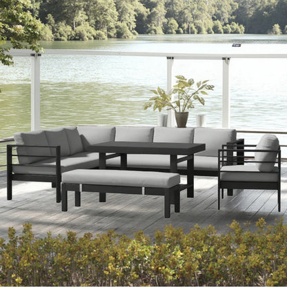 Patio Furniture Outdoor Sofa Set Outdoor Furniture Aluminum Garden Sets Balcony Furniture Sofa Set