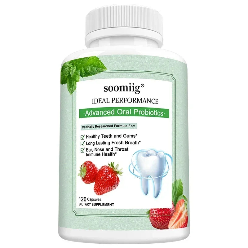 Probiotics for Adults, Best Breath Oral Dental Probiotics for Teeth & Gums, Dry Mouth, Gum Restore, Fresh Breath, Gut Health