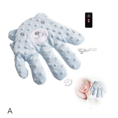 Soothing Baby Sleep Aid Pillow Automatically Slaps Plush Palm To Coax Sleep Artifact Anti-fright Comfortable Electric  Safety