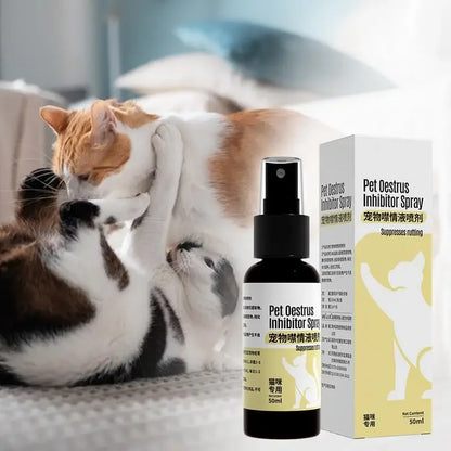 50ml Cat Calming Pheromones Quickly Relieve Stress Spray Calming Cat Mist Reduces Scratching Furniture Pee for Travel Vet