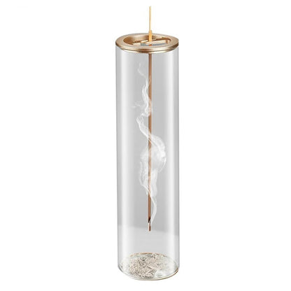 Incense Holder Incense Holder For Sticks Removable Glass Ash Catcher Mess-Free Incense Burner Meditation Yoga Spa And With Decor