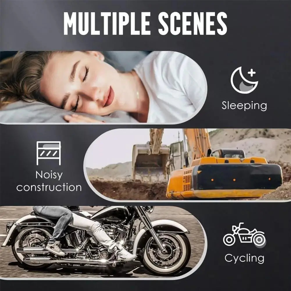 Sleep Soundproof Earplugs Motorcycle Noise Reduction Earplugs Anti-noise Equipment Earplugs Mute Motorcycle