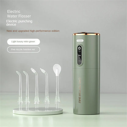 XIAOMI Oral Irrigator Portable IPX7 Waterproof Rechargeable Dental Water Flosser 3 Modes Teeth Cleaner 280ML Dental Water Jet