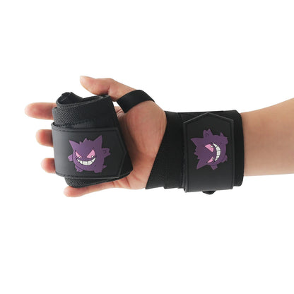 Anime Weight Gym Wrist Wrap Lifting Straps Weightlifting Lifting Straps, Power Workouts Lifting Deadlift Straps Padded Men
