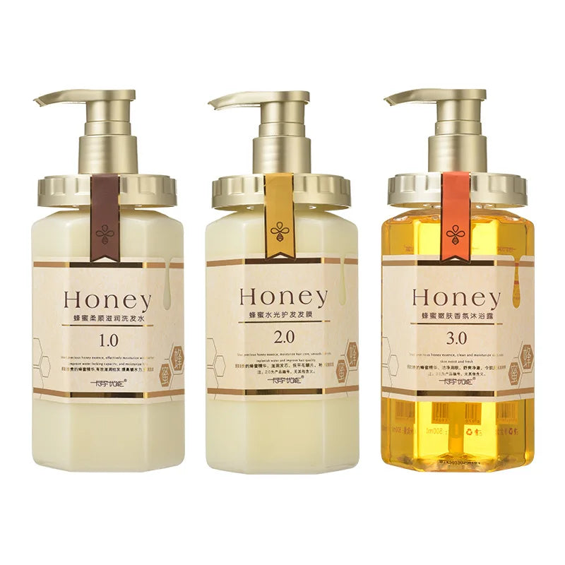 шампунь Nourish Shampoo Conditioner  The Hair Honey Shampoo Clean The Scalp Hair Shampoo and Conditioner 탈모샴푸 수향미