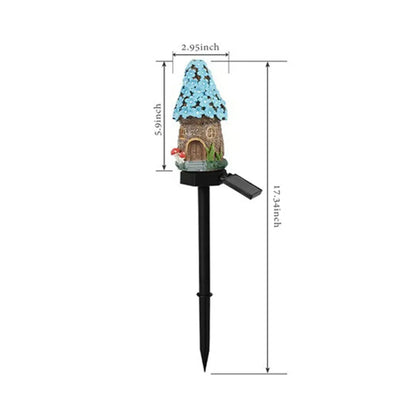 Outdoor LED Solar Garden Lights Waterproof Cartoon Mushroom Light Yard Landscape Path Lawn Street Decoration Solar Powered Lamp
