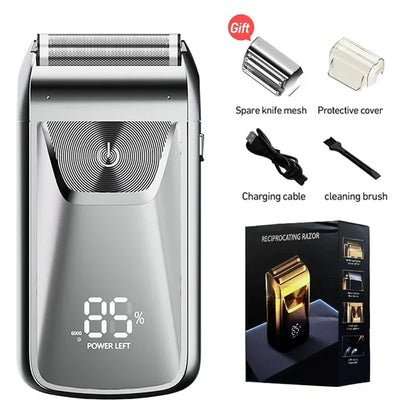 Electric Razor Electric Shaver Rechargeable Shaving Machine for Men Shaver Beard Razor Wet-Dry Use Beard Trimmer Shaving Machine