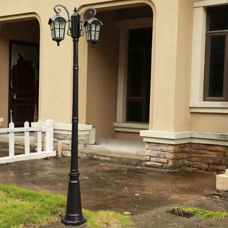 ≈2.3M Led Outdoor Courtyard Street Lights, Gardens, Parks, Ip65 Waterproof And Rust Proof High Pole Lights