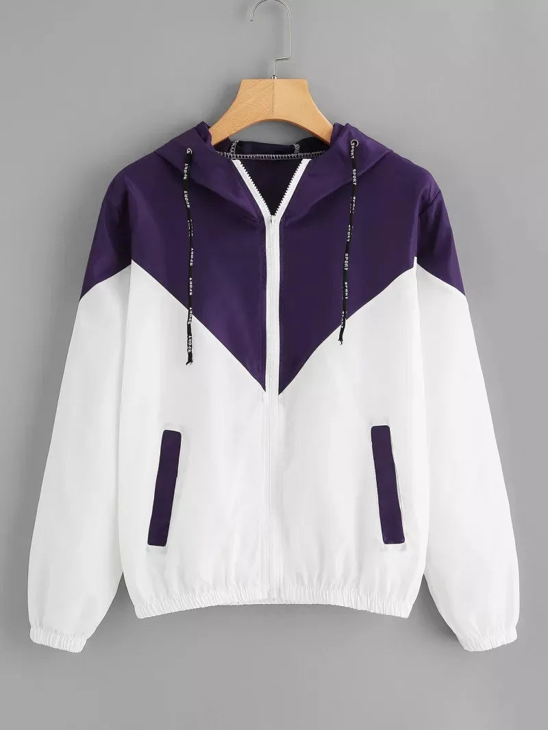 Thin Skin Hooded Zip Running Sport Jacket
