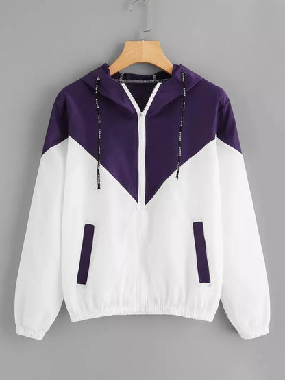 Thin Skin Hooded Zip Running Sport Jacket
