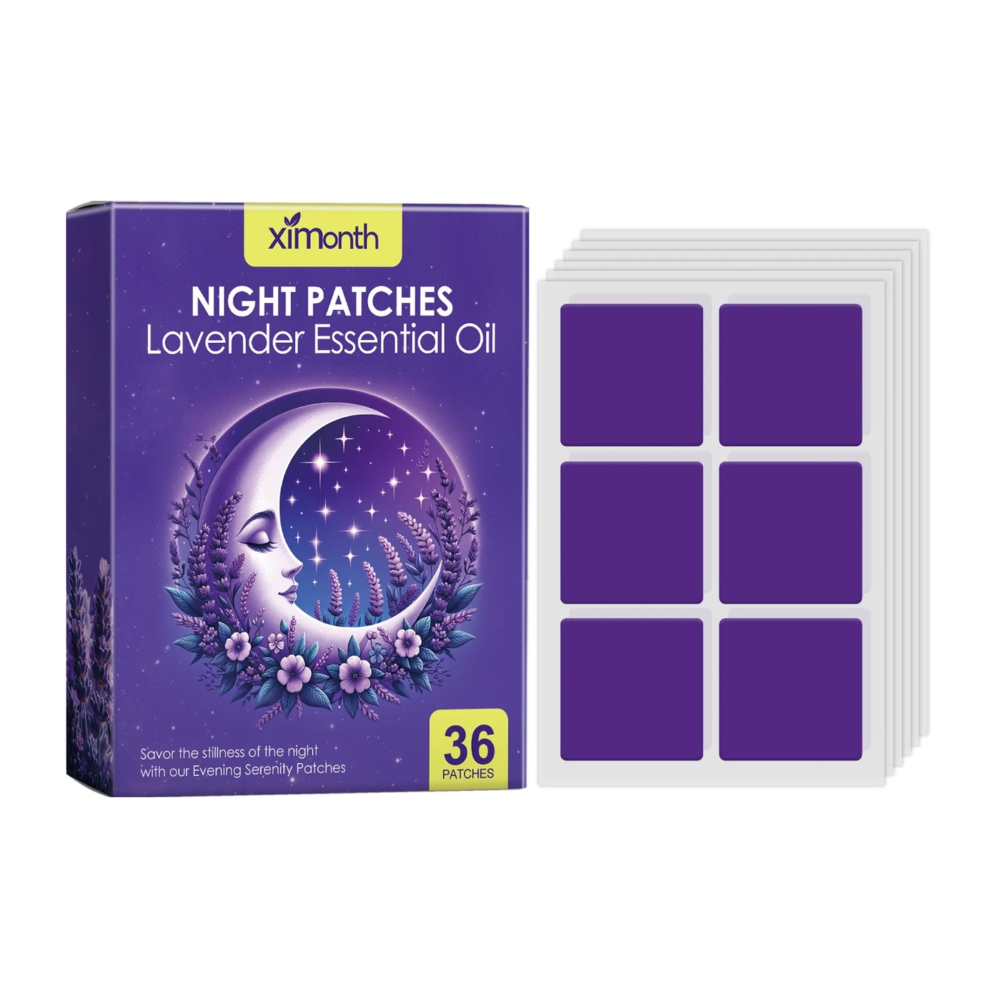 Sleep Care Patch Improves Sleep Quality Soothes Nerves Jasmine Lavender Citrus Bluebell Scent Lightweight & Portable Sleep Patch