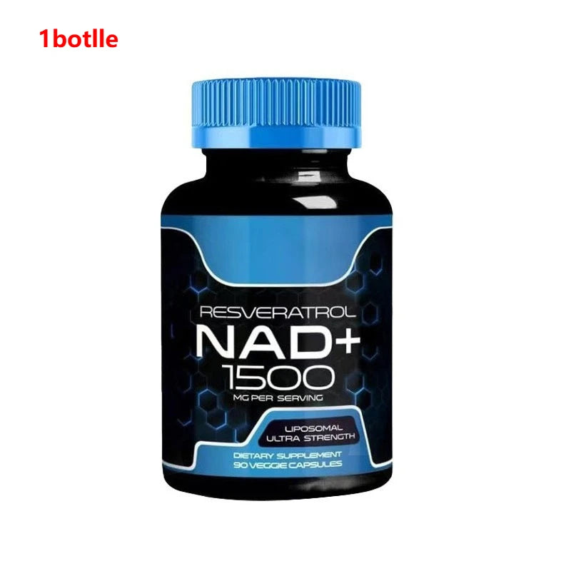 NAD Liposomal Supplement with Resveratrol Supports Healthy Metabolism Enhanced Energy & Cellular Support
